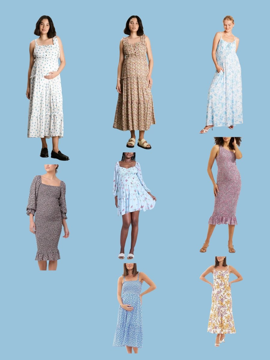 Chic Pregnancy Dresses: Floral Magic for Mommies