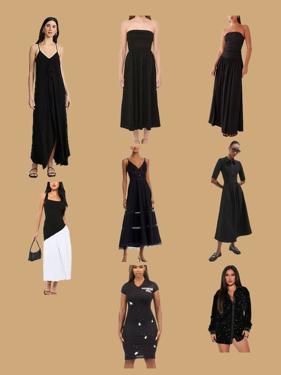Shitholer Chic: The Irresistible Casual Black Dress