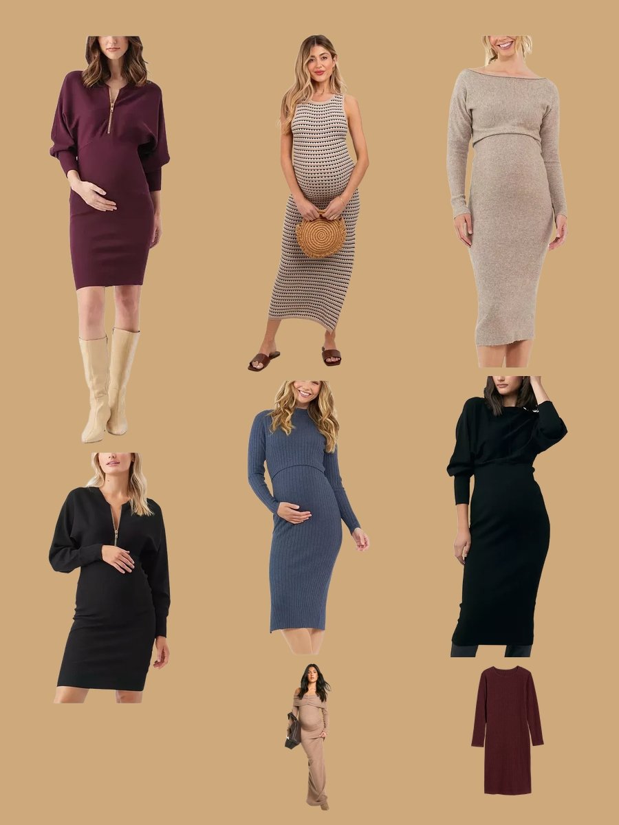 Maternity Sweater Dress: Cozy Chic for Every Bump