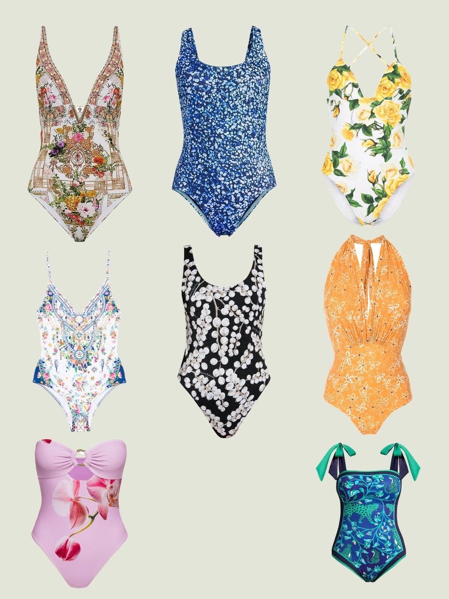 Natalie Portman in a Swimsuit: Floral Fashion Fun!