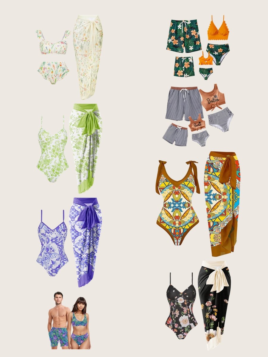 Dive into Style with Couple Matching Swimsuits