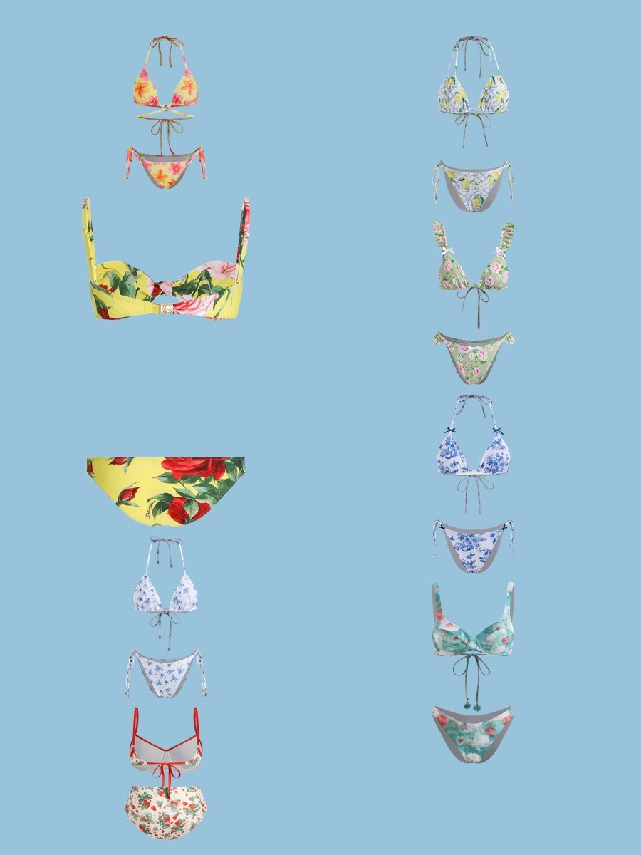Beach Swimsuits: Dive into Floral Chic!