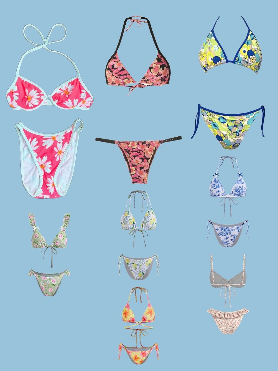 Small Swimsuit, Big Style: Dive into Floral Fun!