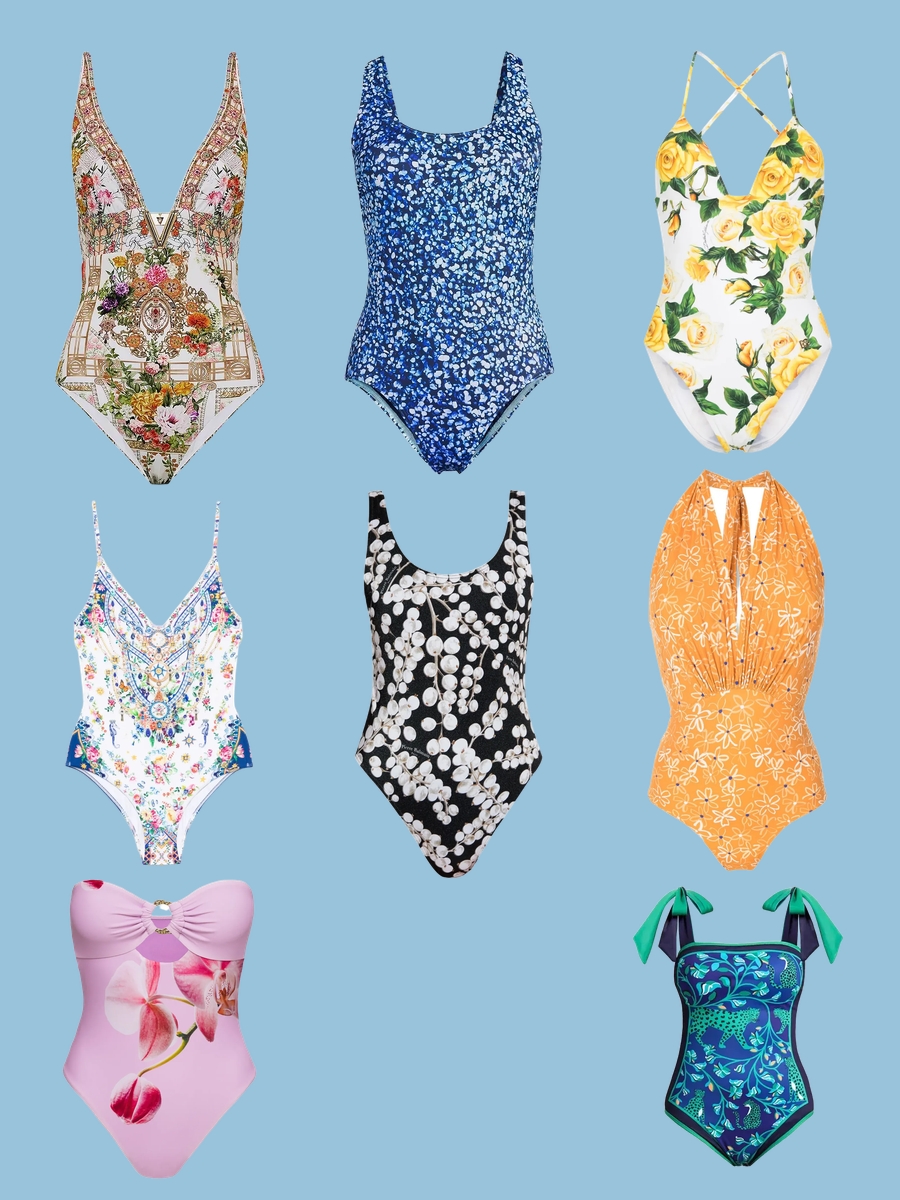 Embrace Summer Charm with a Floral Print Swimsuit