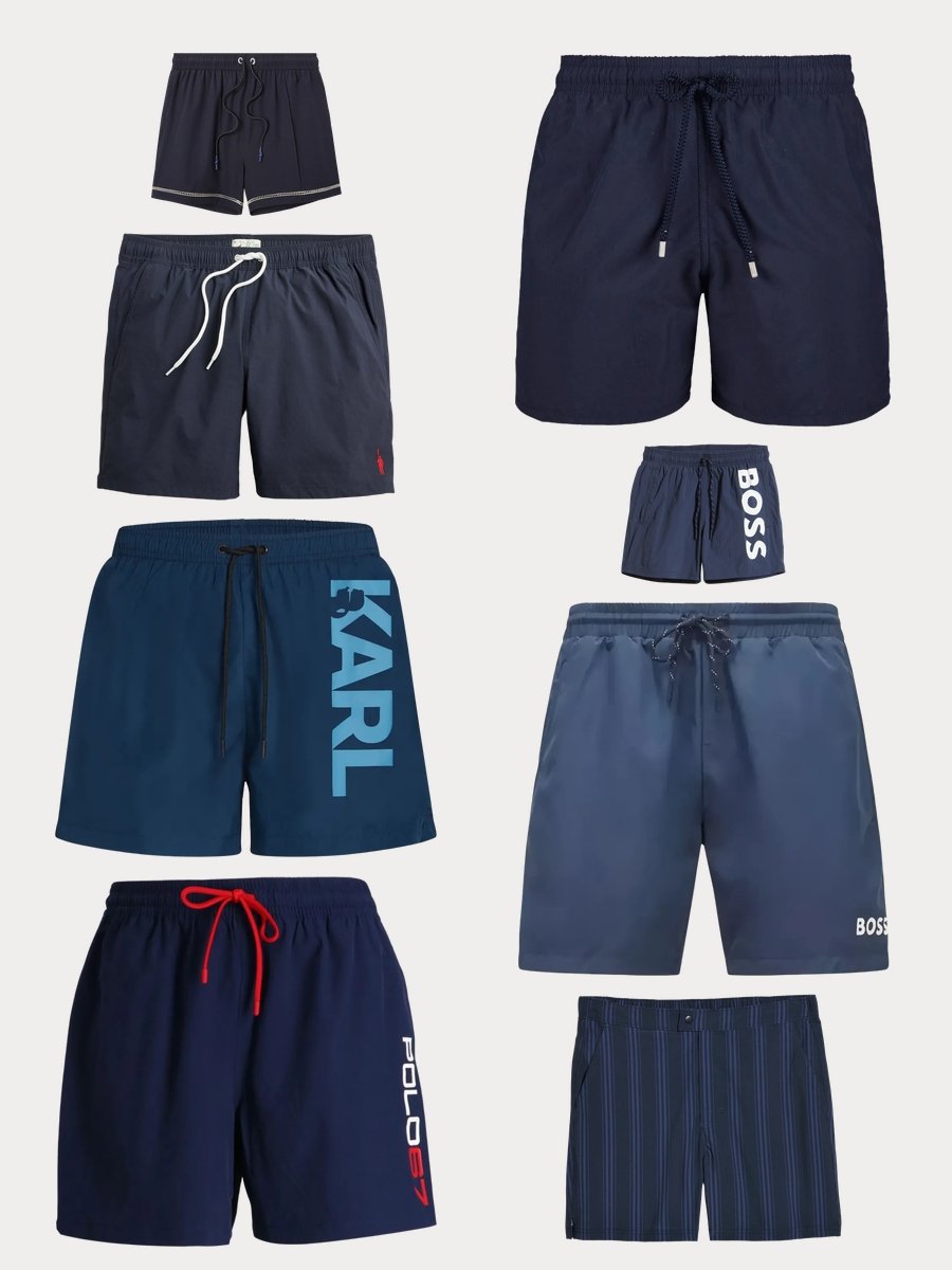 Sexy Male Swimsuits: Dive Into Navy Blue Style