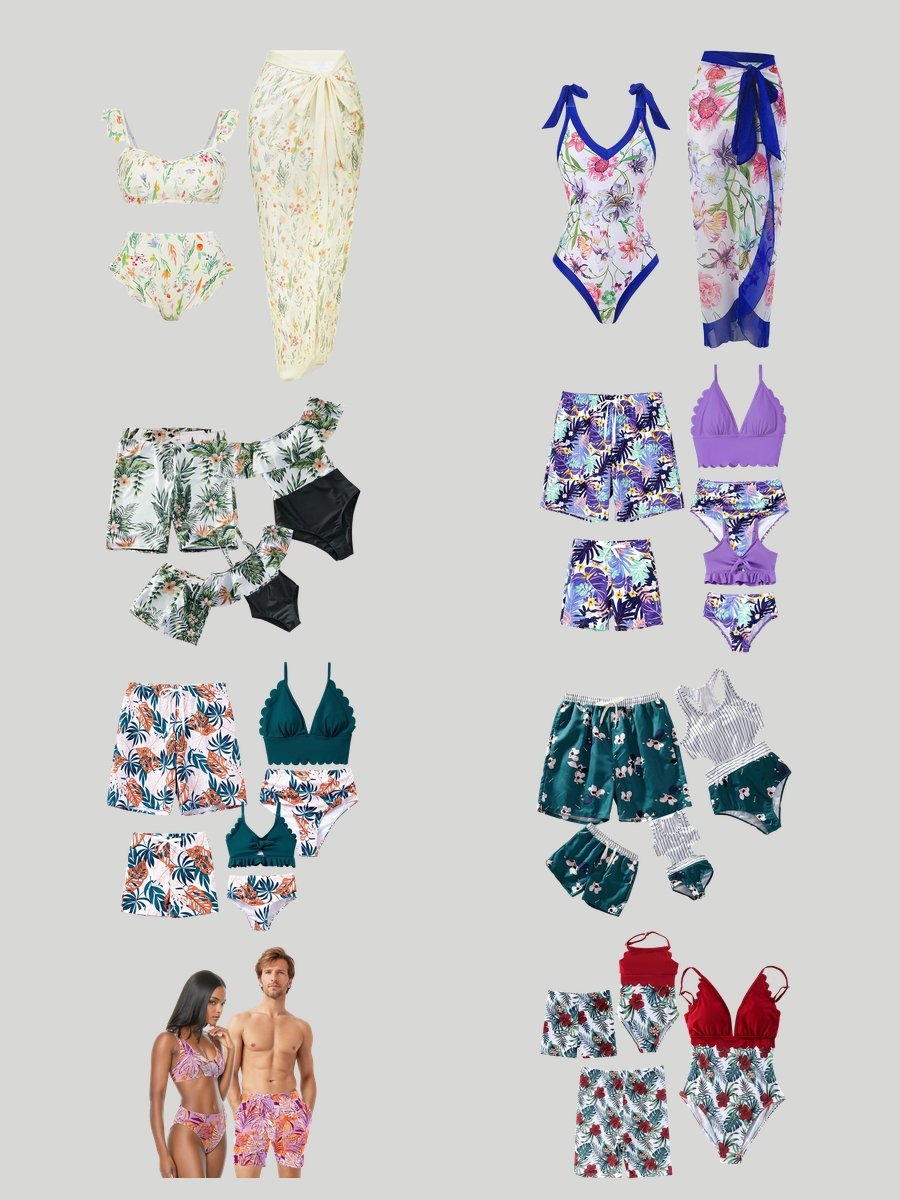 Sibling Matching Swimsuits: Splash in Style!