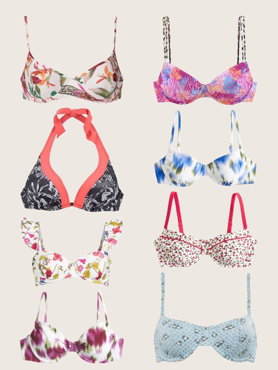 Floral Print Underwire Swimsuit Tops: A Fashion Must-Have