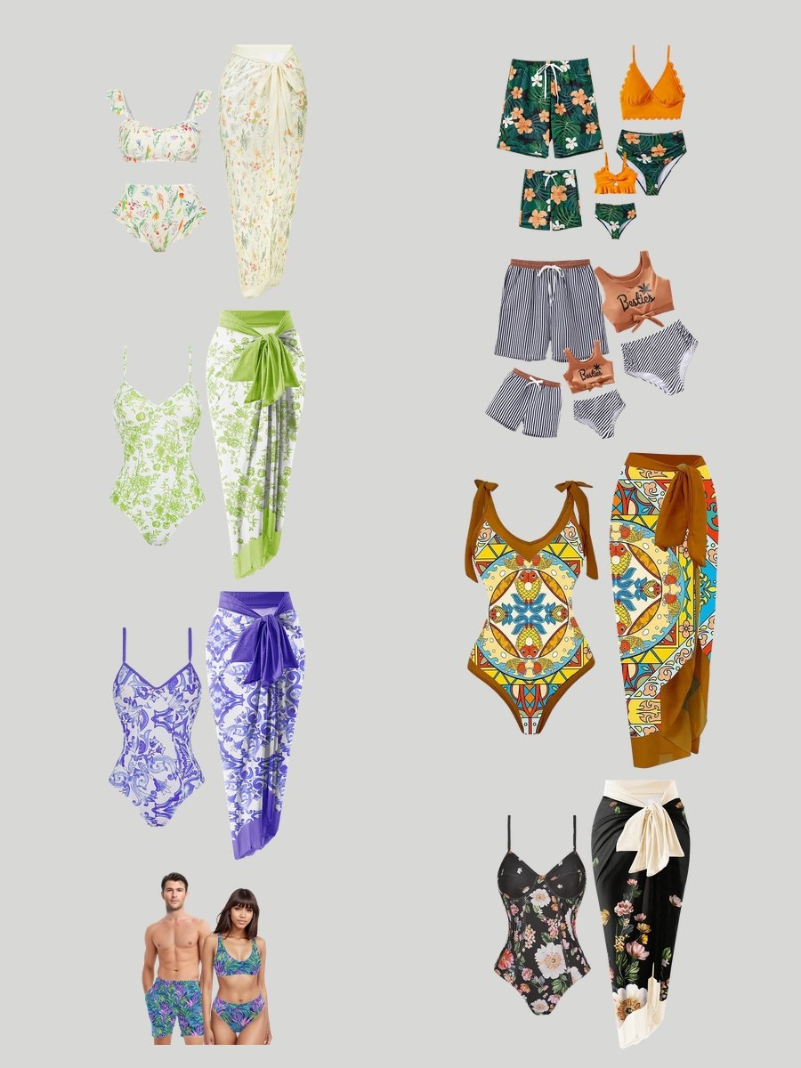 Mom & Daughter Matching Swimsuits: A Stylish Splash!