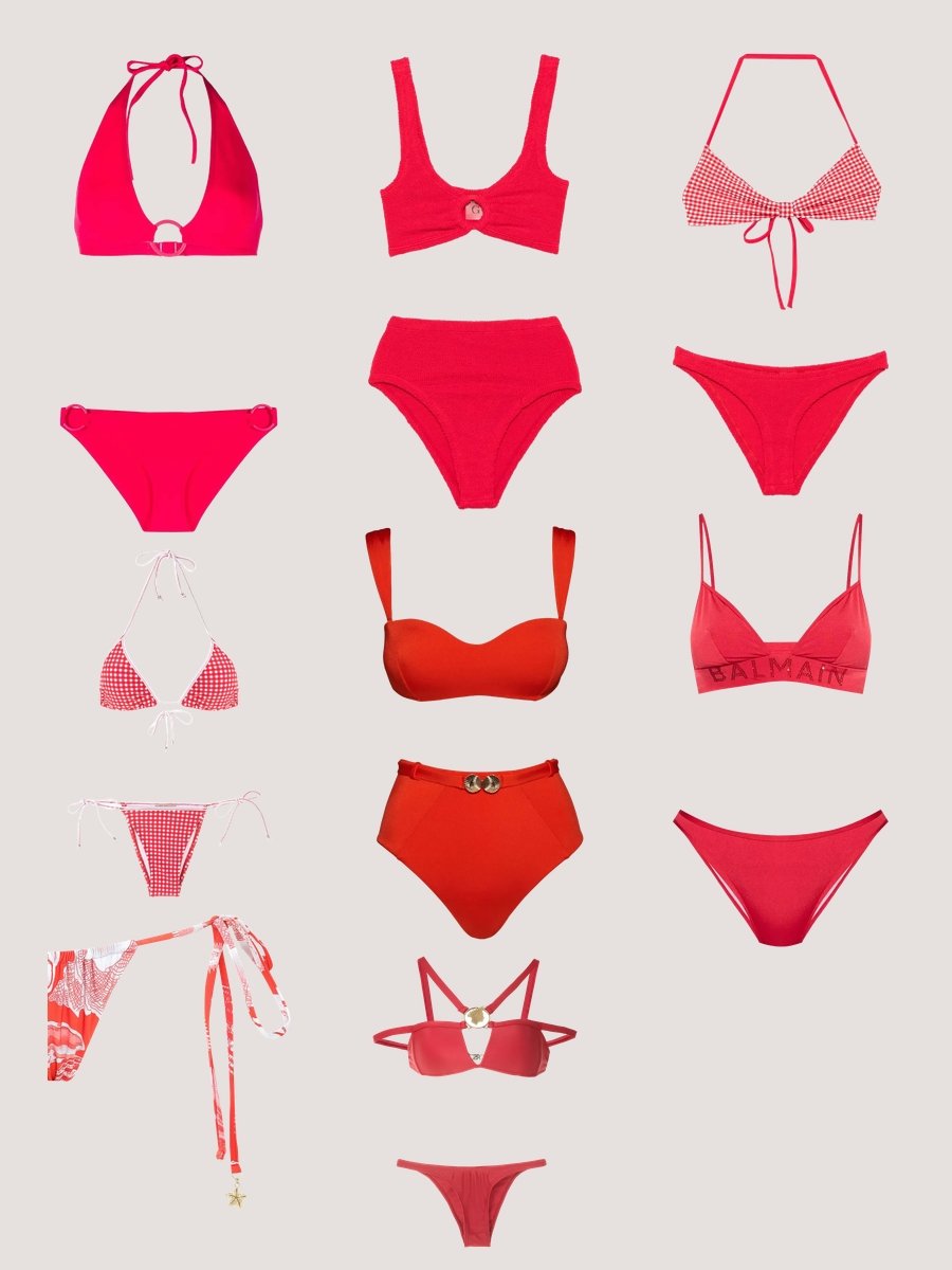 Sexy Woman Swimsuit: Make Waves in Red!