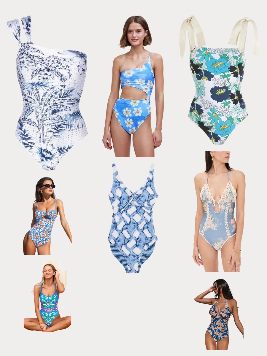Jessica Biel in Swimsuit: Dive into Floral Elegance