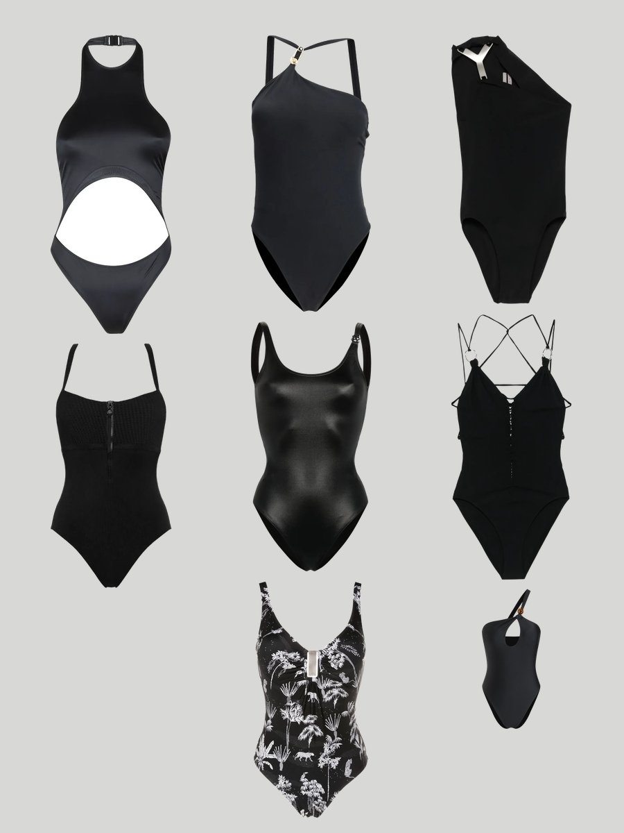 Make Waves: The Allure of the Black Zipper Swimsuit
