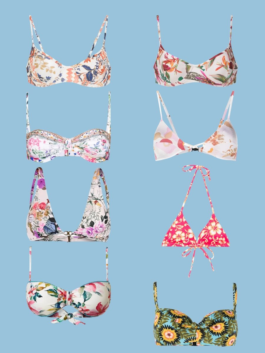 Swimsuit Top Women's Style: Dive into Floral Fun