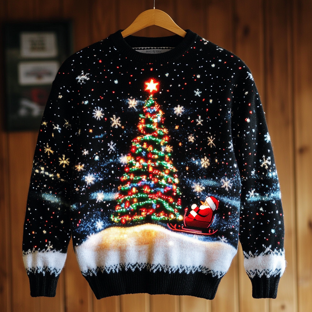 Light-Up Ugly Christmas Sweaters