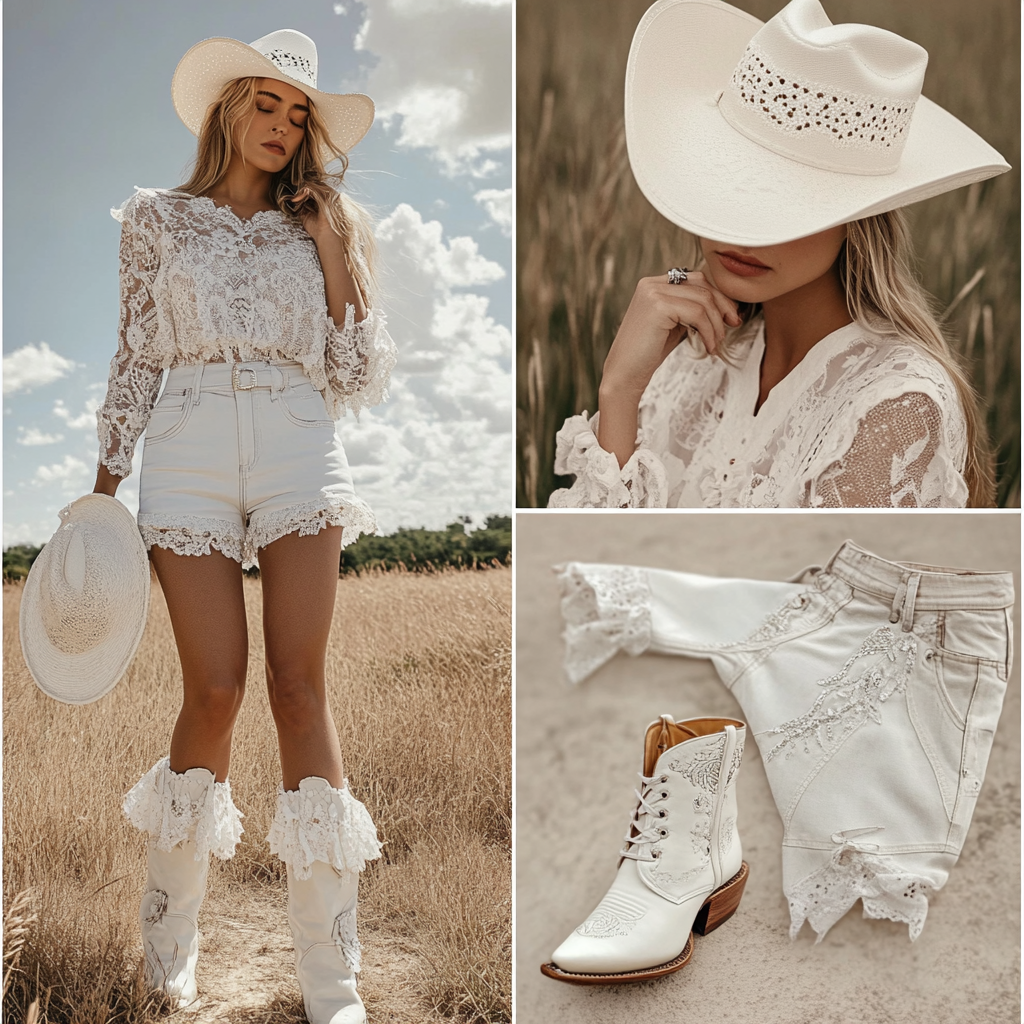 White Cowgirl Outfit: Pure Western Elegance